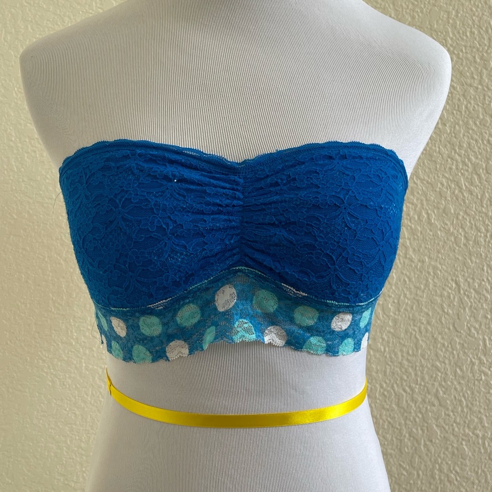 Aerie Blue Lace Bandeau GUC